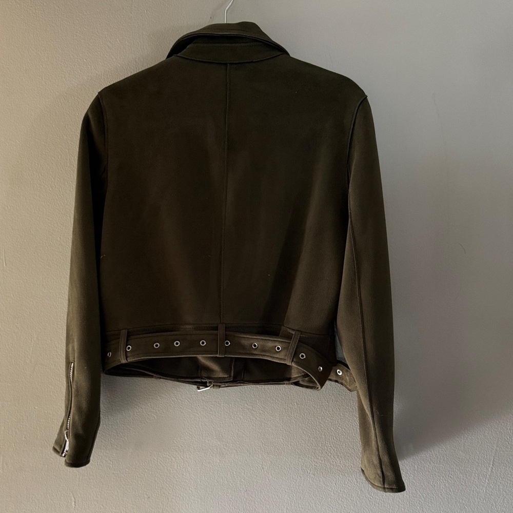 Zara and Top Shop Jackets (Leather and Suede) and banana republic black camisole - Picture 7 of 12